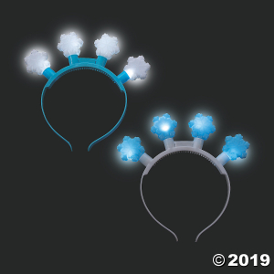 Light-Up Snowflake Head Boppers (6 Piece(s))