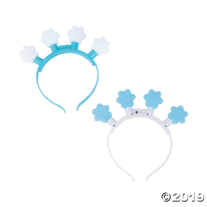 Light-Up Snowflake Head Boppers (6 Piece(s))