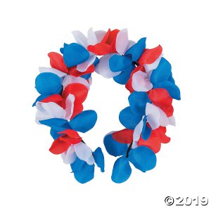 Patriotic Flower Headbands (Per Dozen)