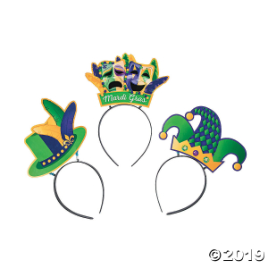 Mardi Gras Head Boppers (Per Dozen)