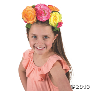Kid's Fiesta Floral Headband (1 Piece(s))
