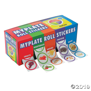 MyPlate Stickers (5 Roll(s))