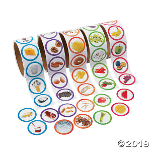 MyPlate Stickers (5 Roll(s))