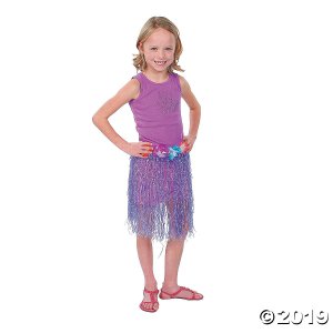 Kids' Flowered Hula Skirts (Per Dozen)