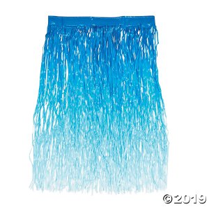 Blue Ombré Grass Hula Skirt (1 Piece(s))