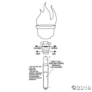 Flaming Torch Light