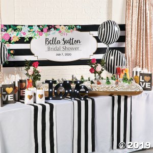 Inflatable Gold & White Floral Wedding Buffet Cooler (1 Piece(s))