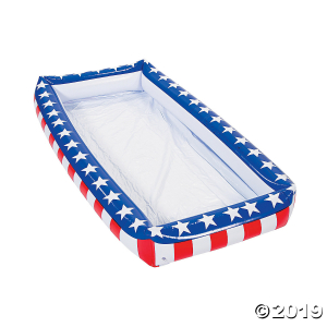 Patriotic Inflatable Buffet Cooler (1 Piece(s))