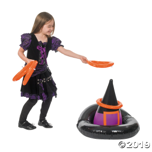 Inflatable Witch Hat Ring Toss Halloween Game (1 Set(s))