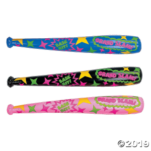 Inflatable Neon Super Bats (Per Dozen)