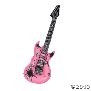 Inflatable Pink Guitar