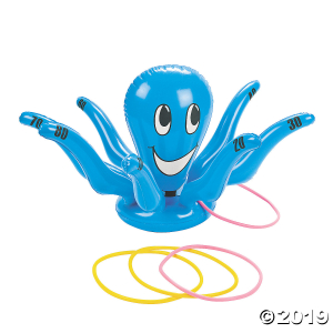 Inflatable Smiling Octopus Ring Toss Game (1 Set(s))