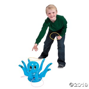 Inflatable Smiling Octopus Ring Toss Game (1 Set(s))