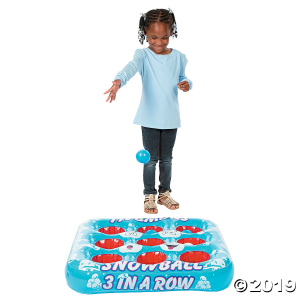 Inflatable 3-in-a-Row Snowball Ball Toss Game (1 Set(s))