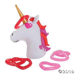 Inflatable Valentine Unicorn Ring Toss Game (1 Set(s))