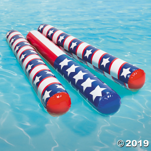 Inflatable Patriotic Pool Noodles (1 Set(s))