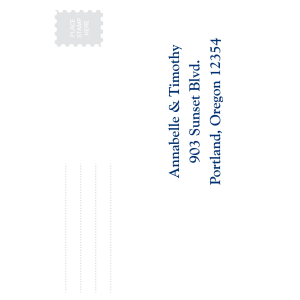 Personalized Word Fun Wedding RSVP Postcards (25 Piece(s))