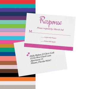 Personalized We Do Wedding Response Cards (25 Piece(s))
