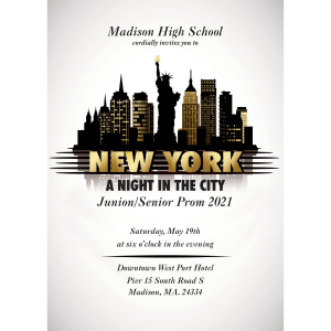 Personalized New York Event Invitations (25 Piece(s))