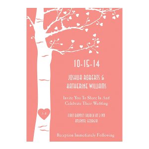 Personalized Tree Wedding Invitations (25 Piece(s))