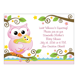 Personalized Owl Baby Shower Invitations (10 Piece(s))