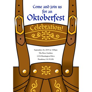 Personalized Oktoberfest Invitations (25 Piece(s))
