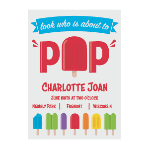 Personalized Ready to Pop Baby Shower Invitations (25 Piece(s))