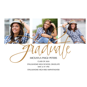 Custom Photo Multi-Image Graduation Invitations (25 Piece(s))