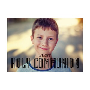 Custom Photo First Communion Cards (25 Piece(s))