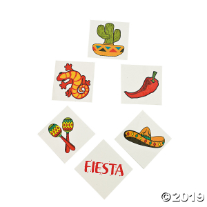 Fiesta Tattoos (72 Piece(s))