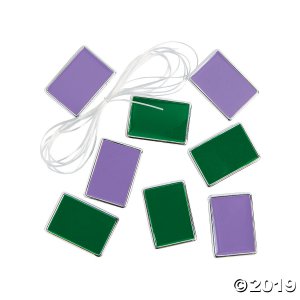Rectangle Purple & Green Bracelet Craft Kit (Makes 1)