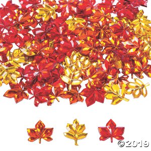Fall Leaf Jewels (100 Piece(s))