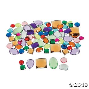 Mega Jewel Shapes Assortment (100 Piece(s))