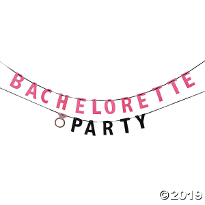 Bachelorette Party Glitter Paper Banner (1 Piece(s))