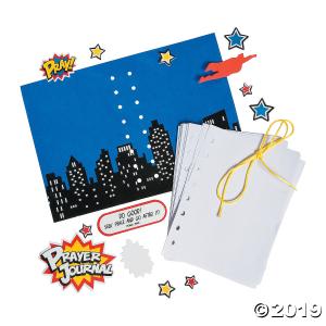 Superhero VBS Prayer Journal Craft Kit (Makes 12)