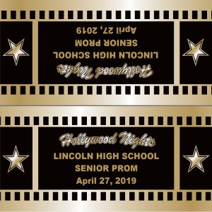 DIY Personalized Hollywood Nights Cellophane Favor Bags (50 Piece(s))