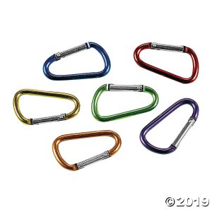 Colorful Keychain Carabiner Clips (50 Piece(s))