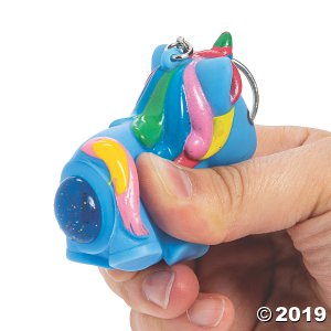 Unicorn Poop Squeeze Toy Keychains (Per Dozen)