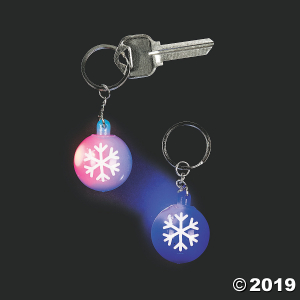 Light-Up Winter Keychains (Per Dozen)