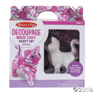 Melissa & Doug® Decoupage Kitten Kit (1 Set(s))