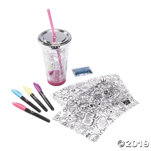 Color Your Own Confetti Tumbler Kit (3 Piece(s))