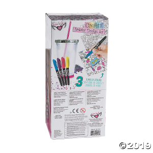 Color Your Own Confetti Tumbler Kit (3 Piece(s))