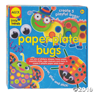 Paper Plate Bugs Kit- (1 Set(s))