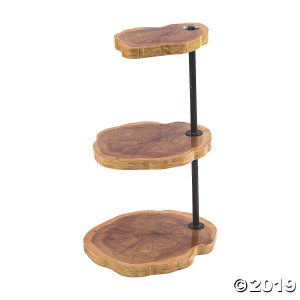 Tiered Wood Serving Tray (1 Piece(s))