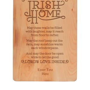 Personalized Irish Prayer Birch Cutting Board (1 Piece(s))