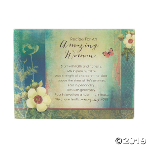 Recipe for an Amazing Woman Cutting Board (1 Piece(s))