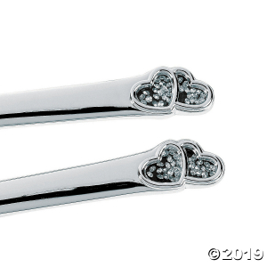 Floating Crystals Wedding Cake Knife & Server Set (1 Set(s))