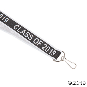 Black Class of 2019 Lanyards (Per Dozen)