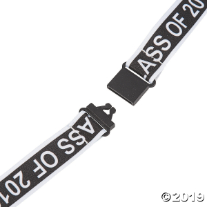 Black Class of 2019 Lanyards (Per Dozen)