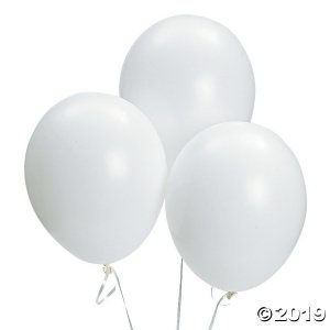 Bulk White 11" Latex Balloons (144 Piece(s))